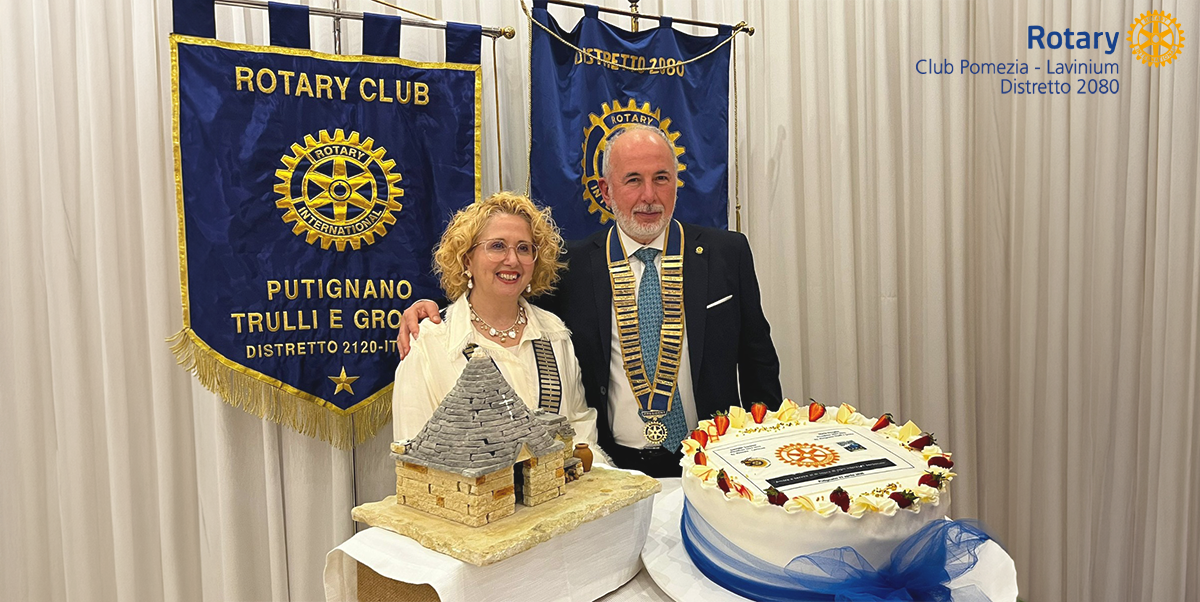 Gemellaggio: RC Pomezia-Lavinium e RC Putignano Trulli e Grotte
