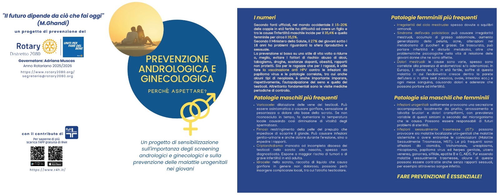 Prevenzione andrologica e ginecologica per i giovani